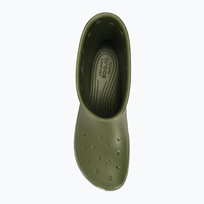 Crocs Classic Rain Boot army green pánské nazouváky 6