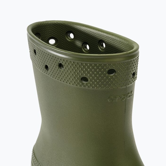 Crocs Classic Rain Boot army green pánské nazouváky 8