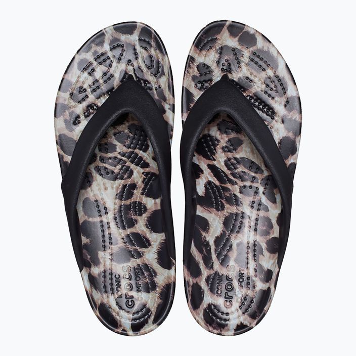 Dámské žabky Crocs Kadee II Graphic black/multi animal 11