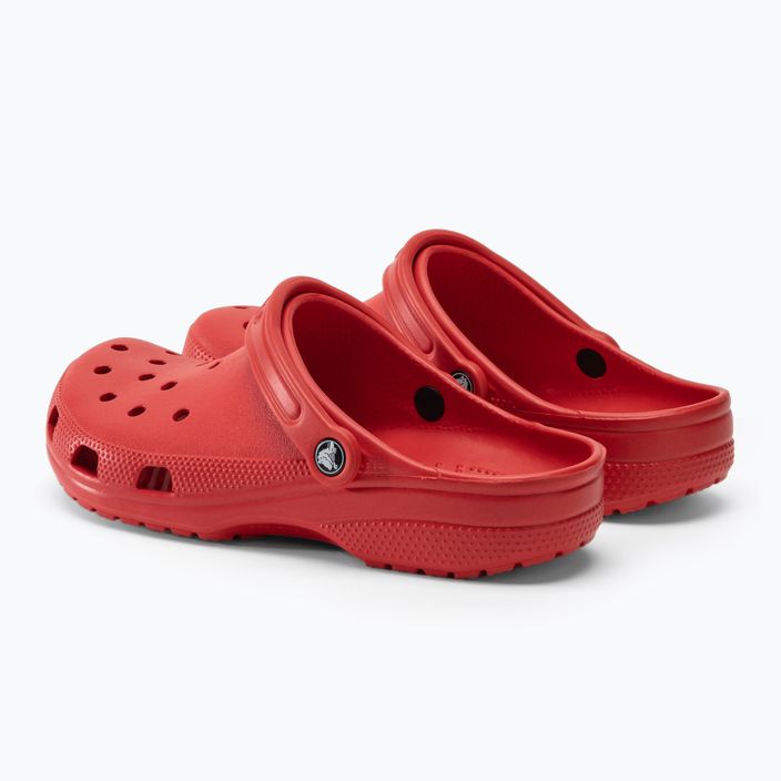 Nazouváky  Crocs Classic varsity red 4