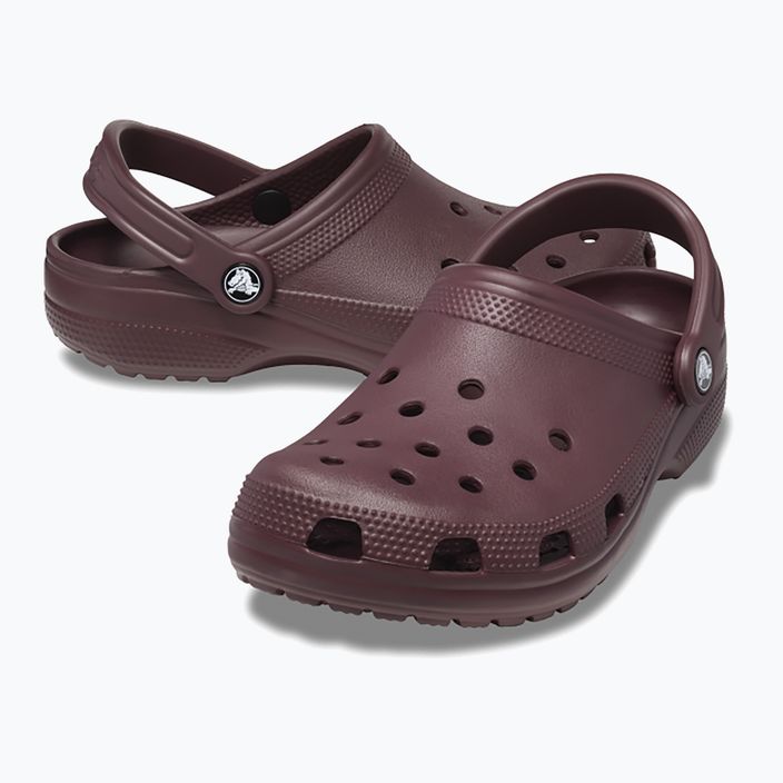 Nazouváky  Crocs Classic dark cherry 9