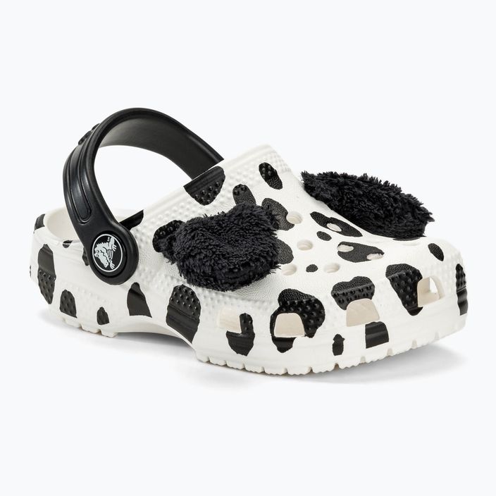 Dětské nazouváky Crocs Classic I AM Dalmatian white / black 2