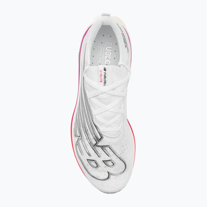 New Balance FuelCell SC Elite V3 bílá pánská běžecká obuv 6
