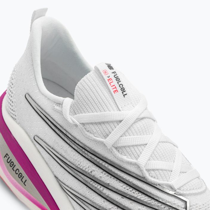 New Balance FuelCell SC Elite V3 bílá pánská běžecká obuv 8