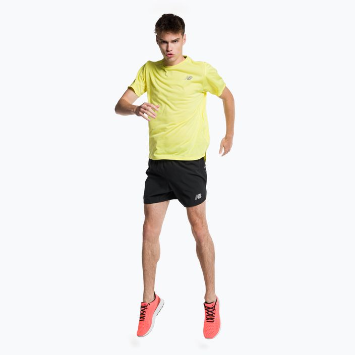 Pánské tričko New Balance Top Impact Run žlutá MT21262CSE 2