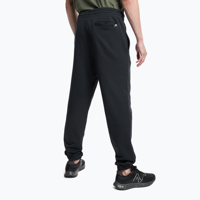 Pánské trekingové kalhoty New Balance Essentials Stacked Logo French černé NBMP31539BK 3