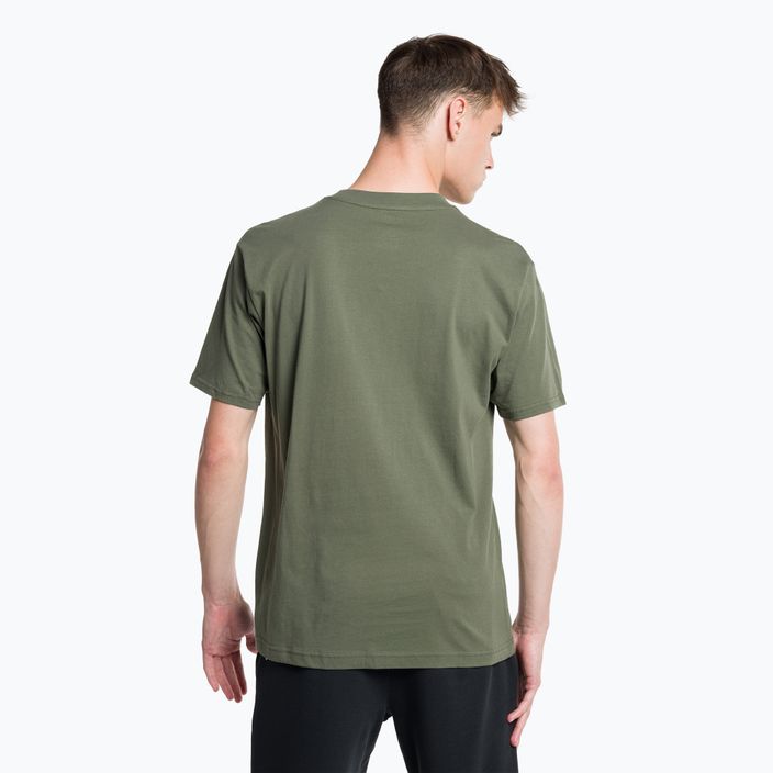 Pánské tričko New Balance Essentials Stacked Logo Co zelené NBMT31541DON 3