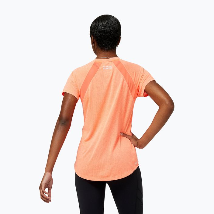Dámské běžecké tričko New Balance Top Impact Run oranžové NBWT21262 3