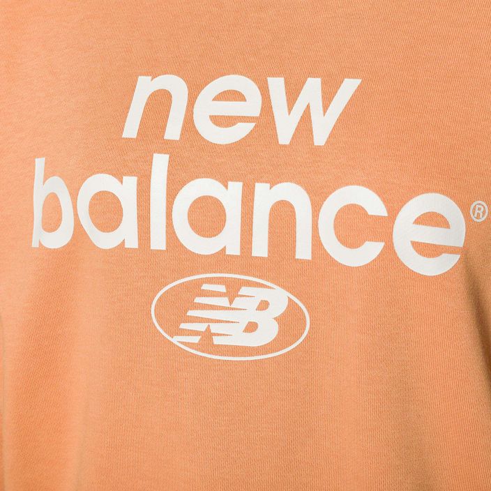 Dámská sportovní mikina New Balance Essentials Reimagined Archive French Terry Crewneck hnědá NBWT31508 7