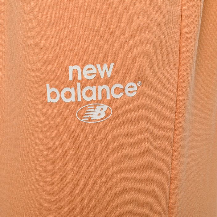 Dámské kalhoty New Balance Essentials Reimagined Archive hnědé NBWP31508 7