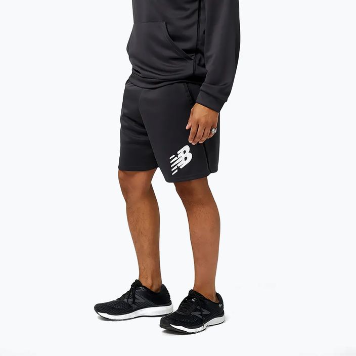 New Balance pánské fotbalové tréninkové šortky Tenacity černé MS31127PHM 2