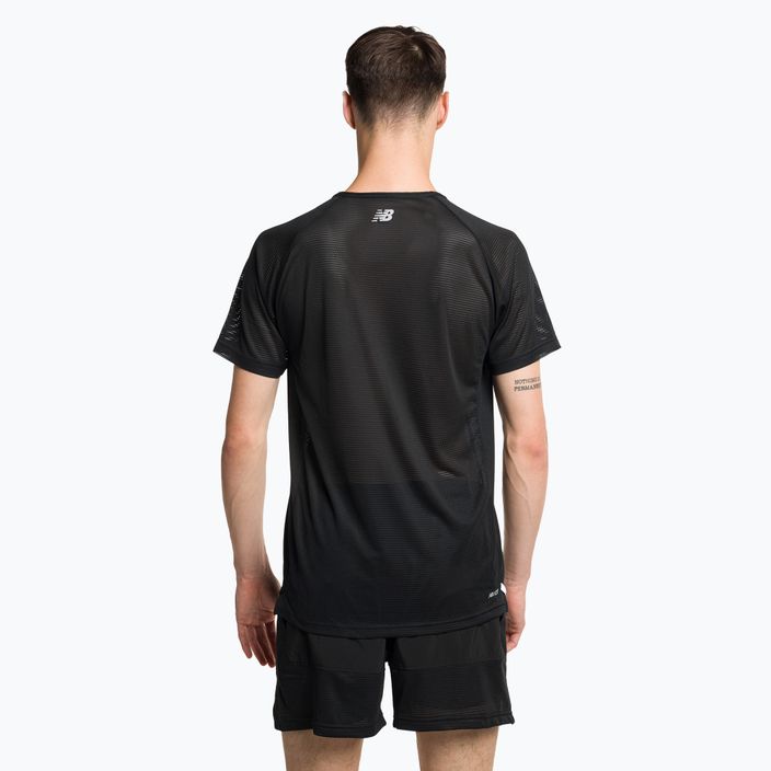 Pánské běžecké tričko New Balance Top Accelerate Pacer černé MT31241BK 3