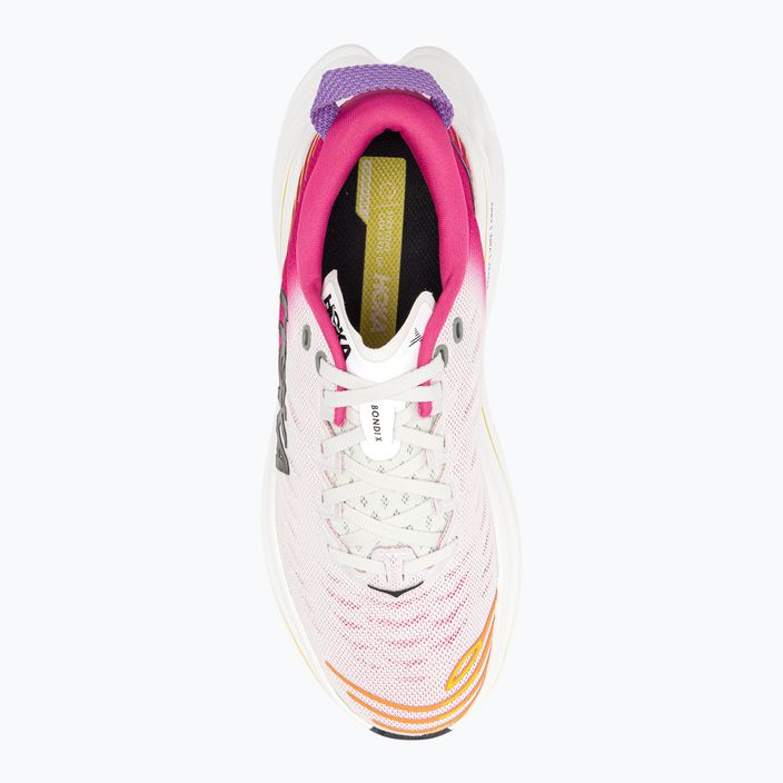 Dámská běžecká obuv HOKA Bondi X blanc de blanc/pink yarrow 6