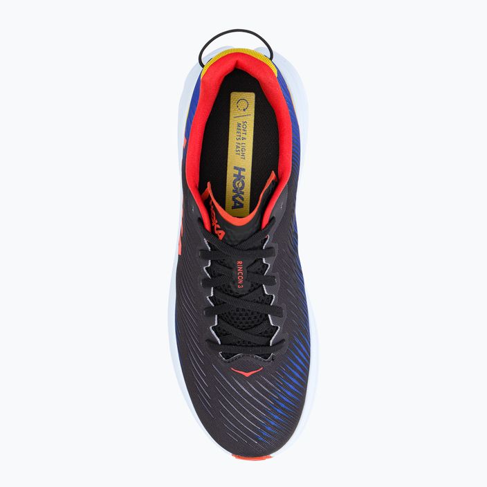 Pánská běžecká obuv HOKA Rincon 3 black-blue 1119395-BDGB 5