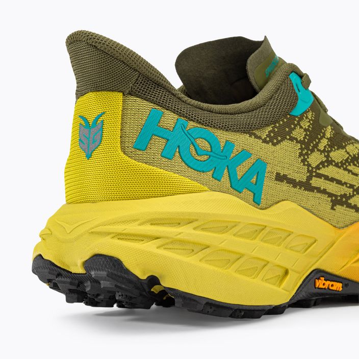 Pánské běžecké boty HOKA Speedgoat 5 green-yellow 1123157-APFR 9