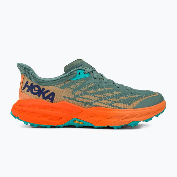 Pánské běžecké boty HOKA Speedgoat 5 green-orange 1123157-TMOR 2
