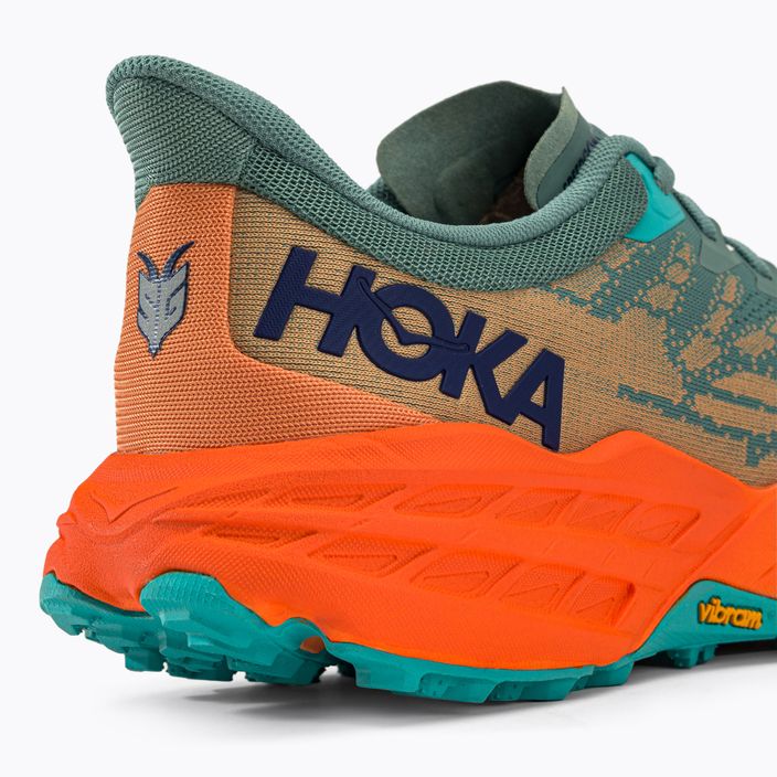 Pánské běžecké boty HOKA Speedgoat 5 green-orange 1123157-TMOR 9