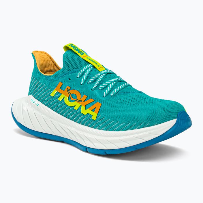 Dámská běžecká obuv HOKA Carbon X 3 blue-yellow 1123193-CEPR