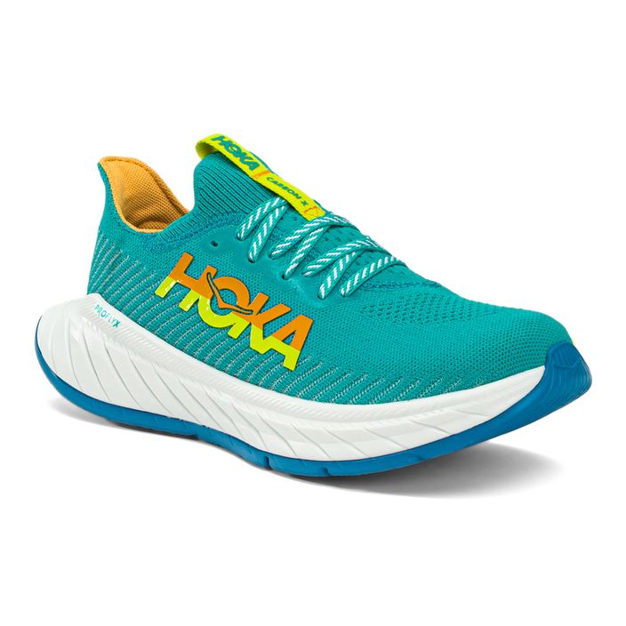 Dámská běžecká obuv HOKA Carbon X 3 blue-yellow 1123193-CEPR 13