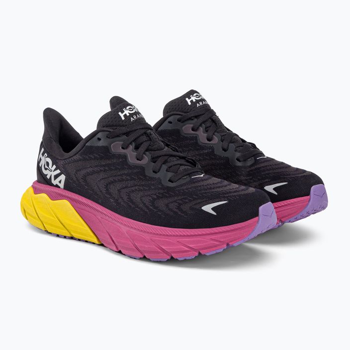 Dámská běžecká obuv HOKA Arahi 6 black-pink 1123195-BPYR 3
