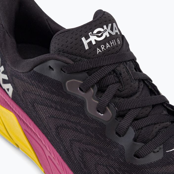Dámská běžecká obuv HOKA Arahi 6 black-pink 1123195-BPYR 10