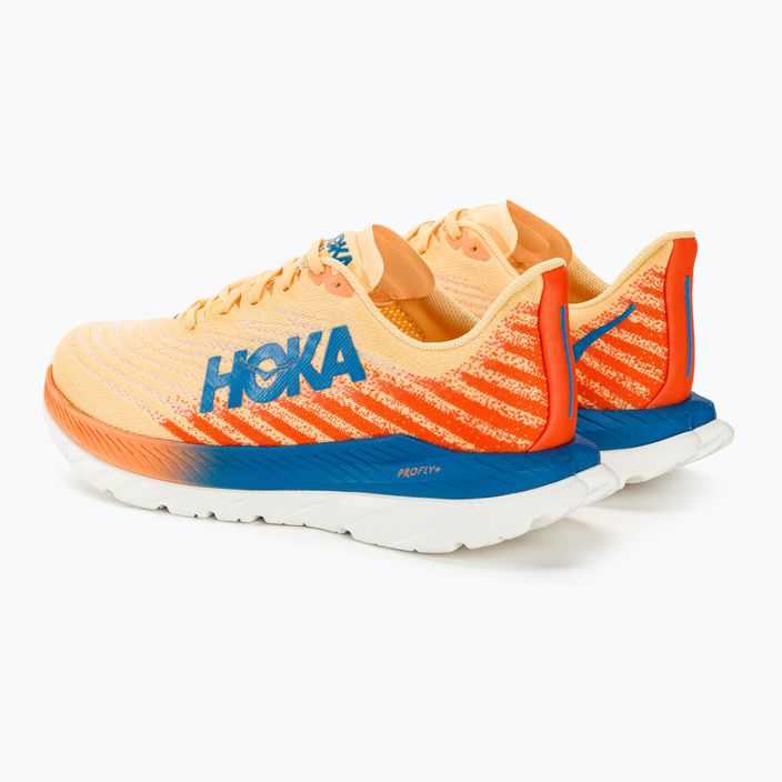 Pánské běžecké boty   HOKA Mach 5 impala/vibrant orange 3
