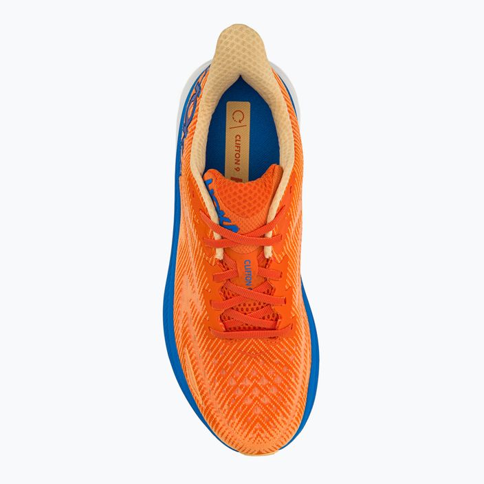 Pánské běžecké boty HOKA Clifton 9 orange 1127895-VOIM 5