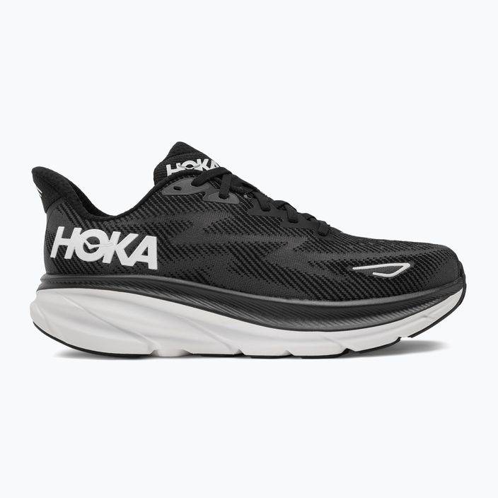 Pánské běžecké boty HOKA Clifton 9 Wide black/white 2