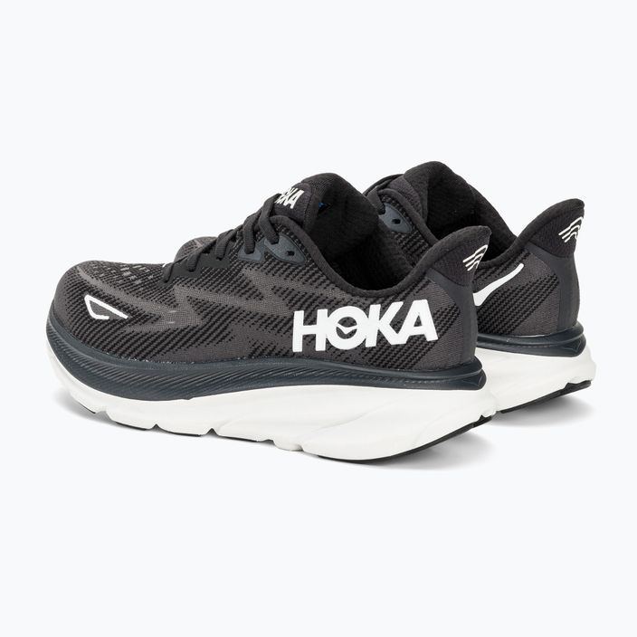 Dámské běžecké boty HOKA Clifton 9 Wide black/white 3