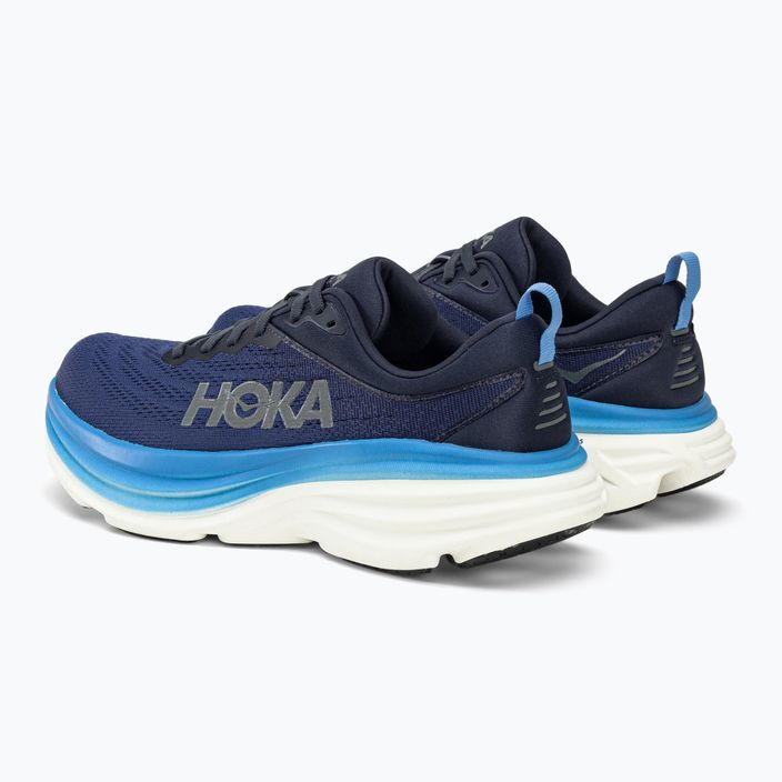 HOKA Bondi 8 pánské běžecké boty navy blue 1123202-OSAA 3