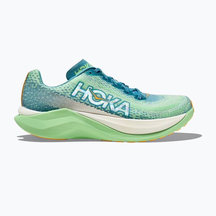 Pánská běžecká obuv HOKA Mach X ocean mist/lime glow 12