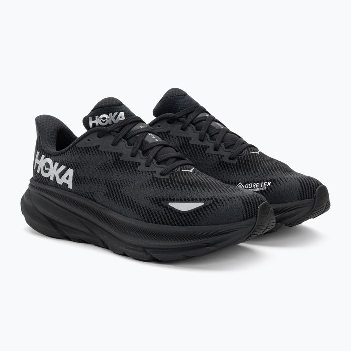 Pánské běžecké boty HOKA Clifton 9 GTX black/black 4