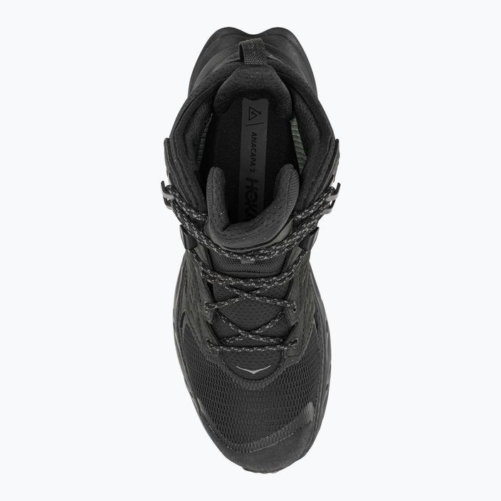 Pánské trekové boty HOKA Anacapa 2 Mid GTX black/black 6