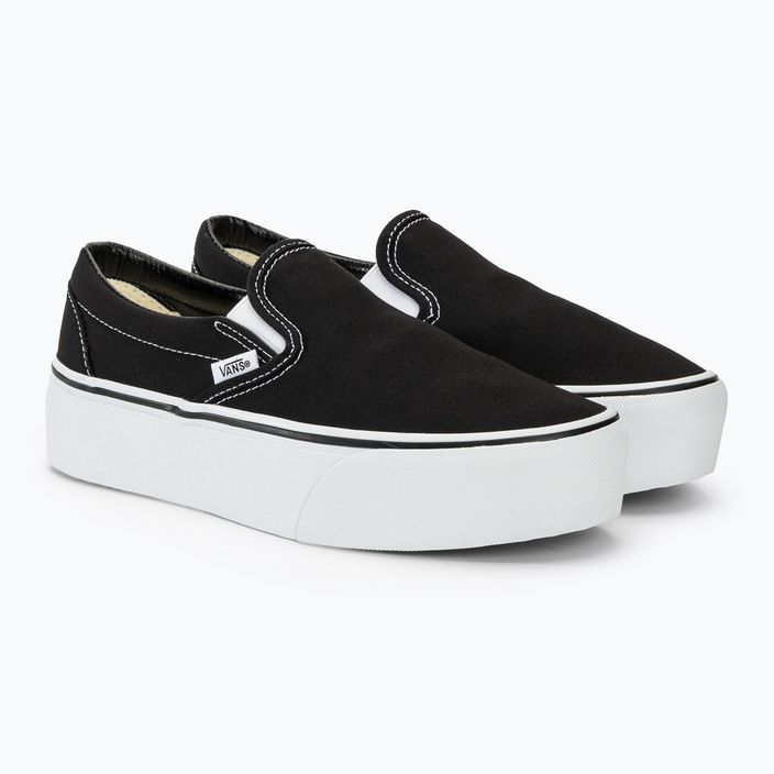 Boty Vans UA Classic Slip-On Stackform black/true white 4