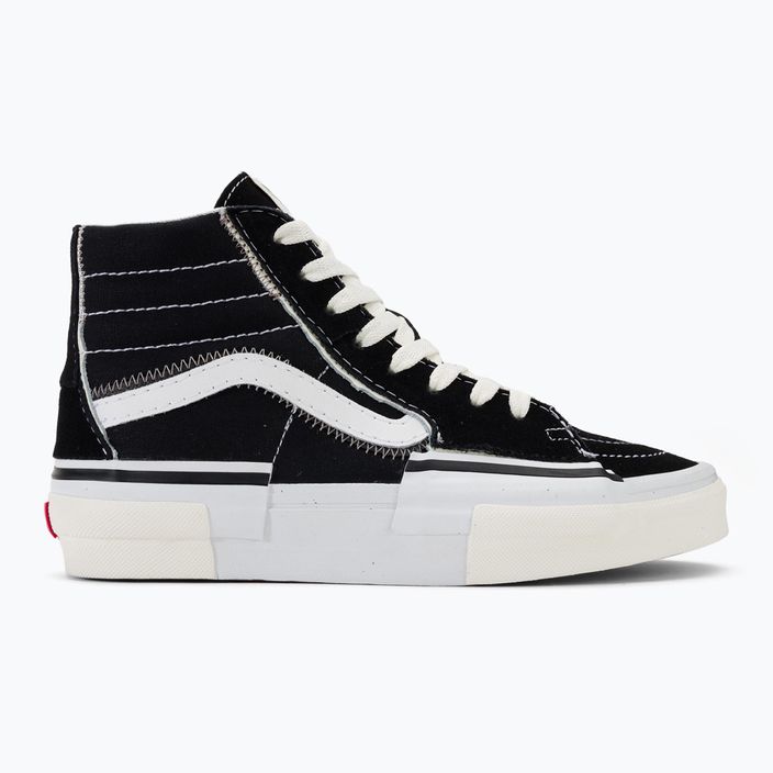 Boty Vans SK8-Hi Reconstruct black/true white 2