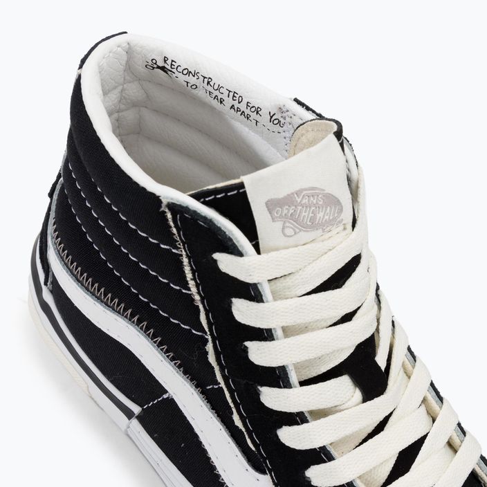 Boty Vans SK8-Hi Reconstruct black/true white 8