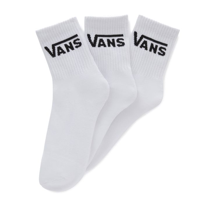 Pánské ponožky Vans Classic Half Crew 3 páry bílé 2