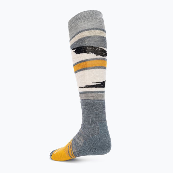 Smartwool Lyžařské ponožky s plným polštářem Midnight Pattern OTC pewter blue 2
