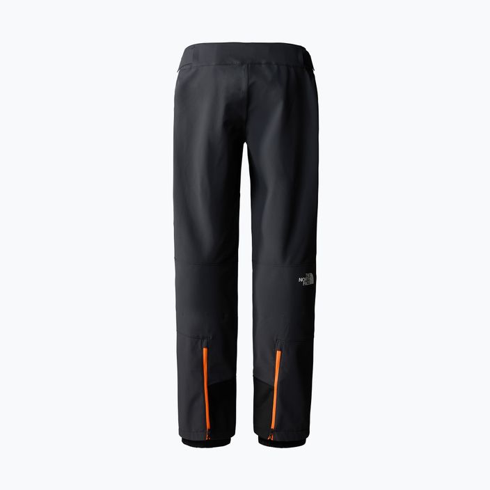 The North Face Dawn Turn Warm pánské kalhoty na skydiving asfaltová šedá/černá/šokově oranžová 2