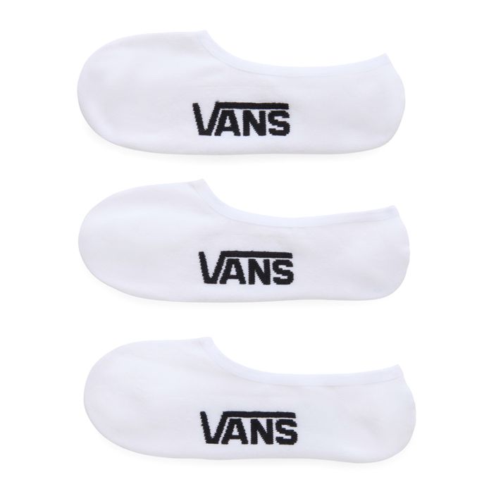 Pánské ponožky Vans Classic No Show 3 páry bílé 2
