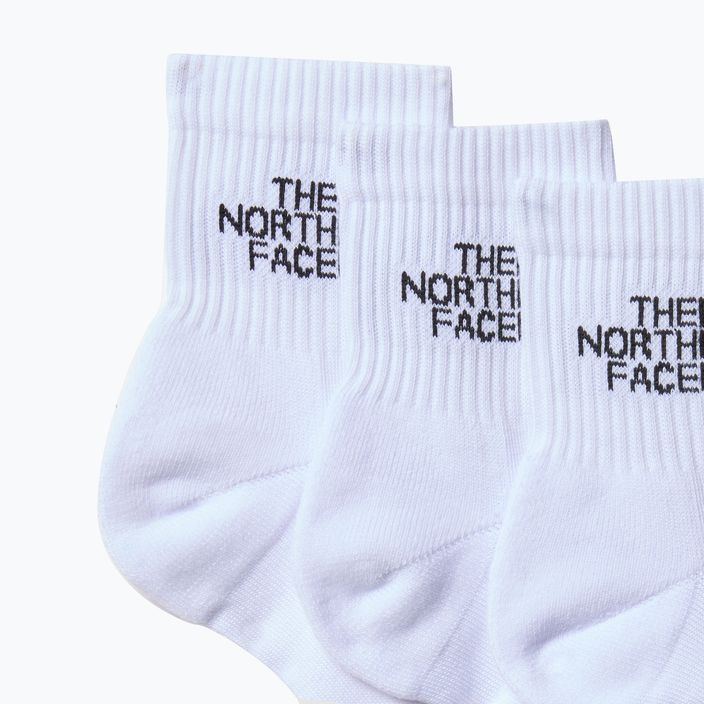 Trekingové ponožky The North Face Multi Sport Cush Quarter Sock trekové ponožky 3 páry white 2