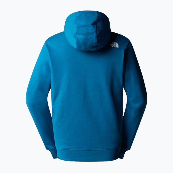 Pánská mikina The North Face Simple Dome Hoodie adriatic blue 2