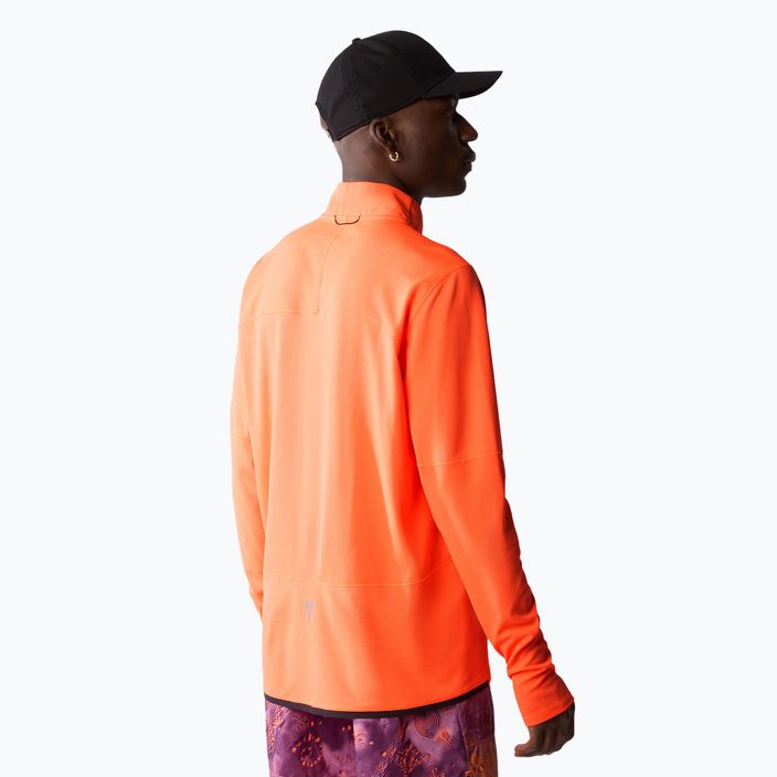 Pánská běžecká mikina The North Face Sunriser 1/4 Zip vivid flame 3