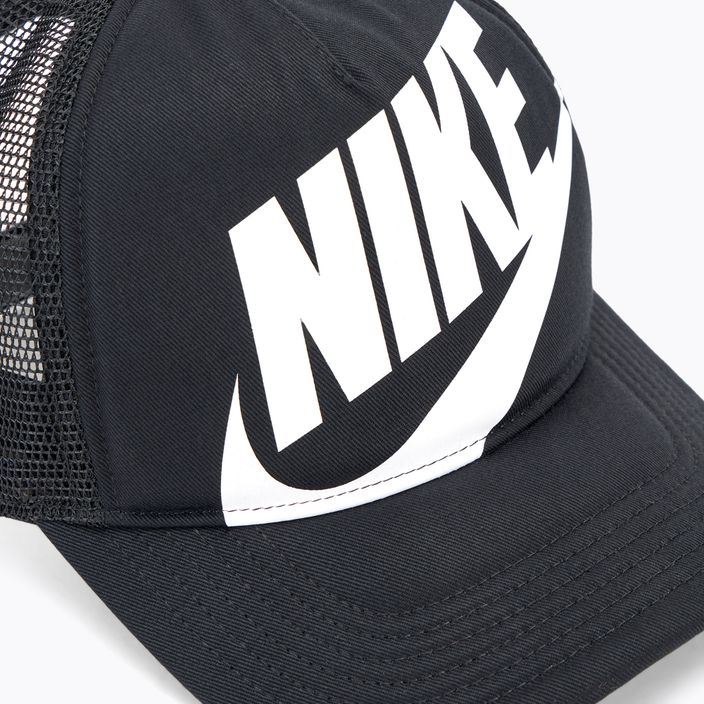 Dětská kšiltovka Nike Rise Structured Trucker black/black/white 3