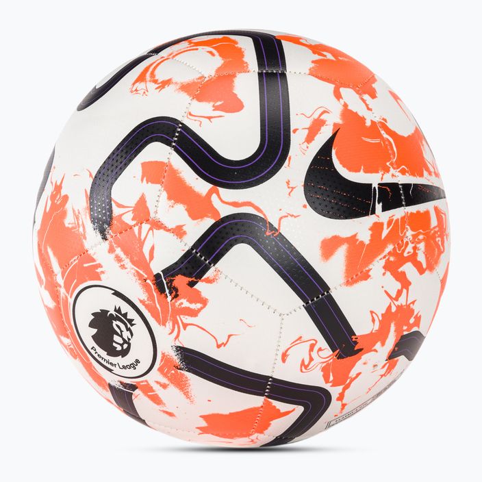 Fotbalový míč Nike Premier League Pitch white/total orange/black velikost 5 2