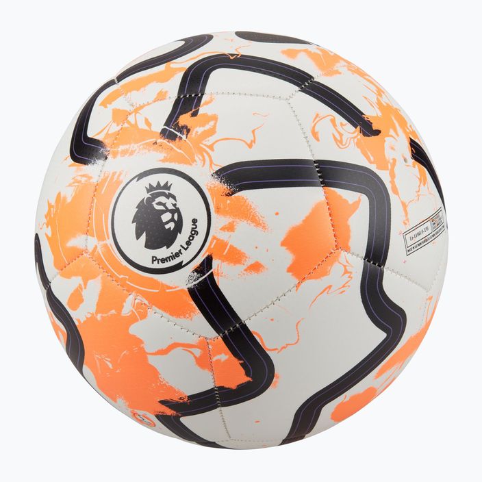 Fotbalový míč Nike Premier League Pitch white/total orange/black velikost 5 5