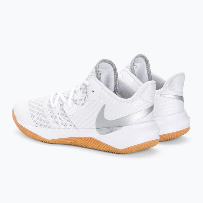 Volejbalové boty Nike Zoom Hyperspeed Court SE white/metallic silver rubber 3