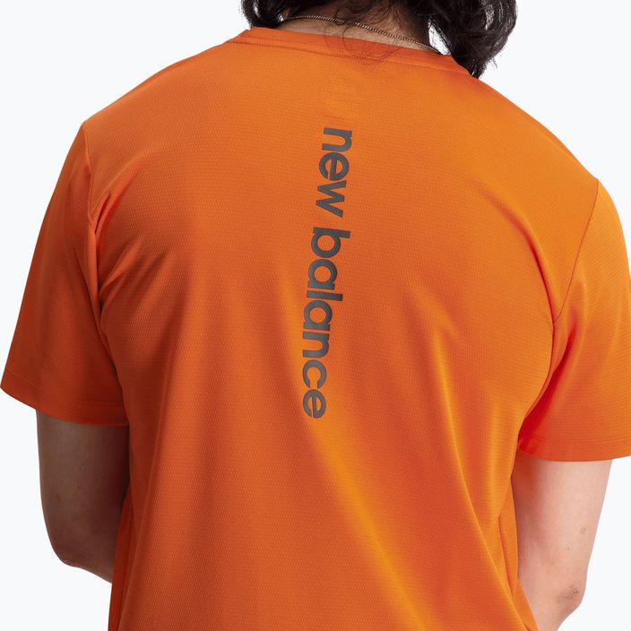 Pánské běžecké tričko New Balance Impact Run AT N-Vent cayenne 5