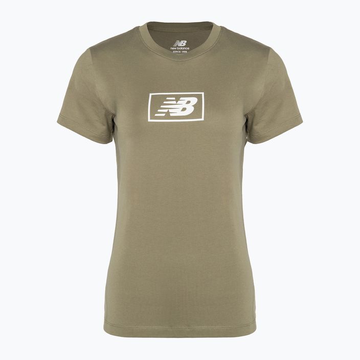 Dámské tričko New Balance Essentials Cotton Jersey green 4