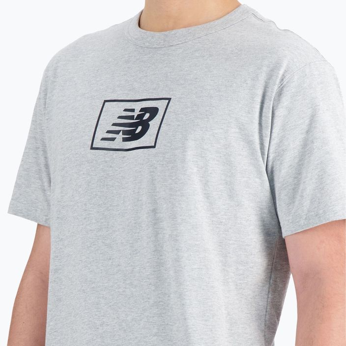 Pánské tričko New Balance Essentials Logo athletic grey 3